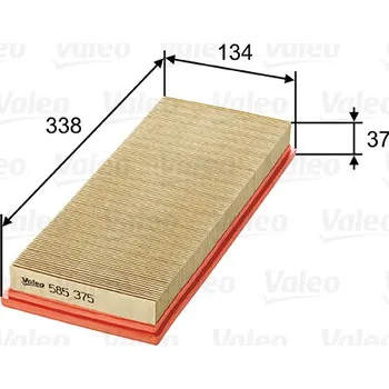 Filtr do auta Vzduchový filtr VALEO 585375