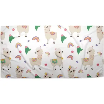 Osuška Sablio Ručník Roztomilé lamy - 30x50 cm