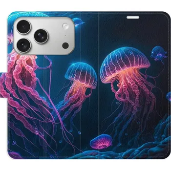Pouzdro na mobilní telefon Flipové pouzdro iSaprio - Jellyfish - iPhone 17 Pro