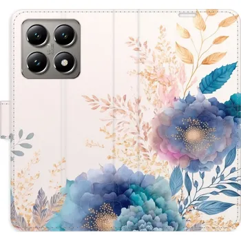 Pouzdro na mobilní telefon Flipové pouzdro iSaprio - Ornamental Flowers 03 - Xiaomi 14T