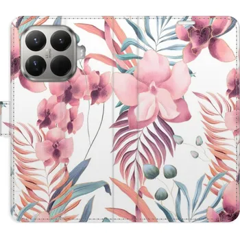 Pouzdro na mobilní telefon Flipové pouzdro iSaprio - Pink Flowers 02 - Xiaomi 15T Pro