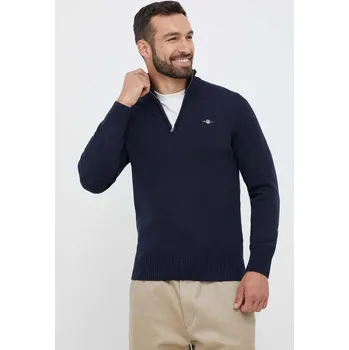 Pánský svetr Bavlněný svetr Gant 8030170 námořnická modř 59X, vel. M