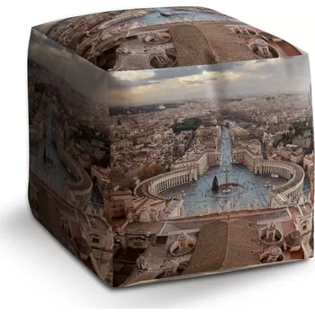 Taburet Sablio Taburet Cube Řím Vatikán Svatopetrské náměstí: 40x40x40 cm