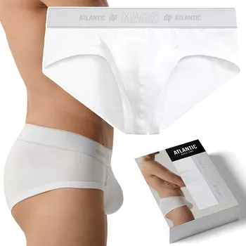 Pánské spodní prádlo Pánské slipy PUSH-UP s efektem zvětšení ATLANTIC MAGIC POCKET - M