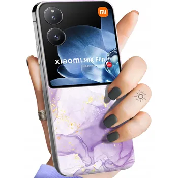 Pouzdro na mobilní telefon Zadní Kryt Hello Case pro Xiaomi Mix Flip fialový