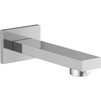 Vodovodní baterie Sapho Nástěnná výtoková hubice, hranatá, 160mm, chrom - BO411