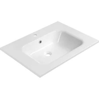 Sapho ARECA umyvadlo, litý mramor, 71x51,5cm, bílá - AC071