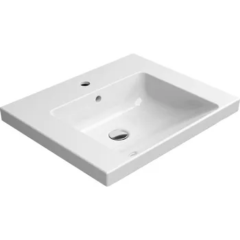 Umyvadlo GSI NORM keramické umyvadlo 60x50cm, bílá ExtraGlaze - 8635111