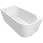 Aqualine TIBERA L rohová stojící vana, 170x80cm, bílá - E1026