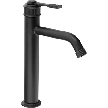 Vodovodní baterie Sapho VERSI stojánková umyvadlová baterie, výška 240mm, černá mat - RV004/15