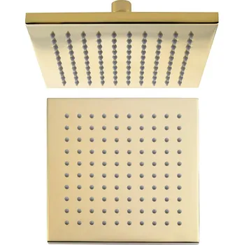 Sprchová hlavice Sapho Hlavová sprcha, 195x195mm, zlato - SF316