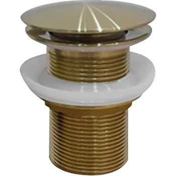 Sifon Sapho AURUM umyvadlová výpust 5/4“, click-clack, zlato mat - ND-AU200