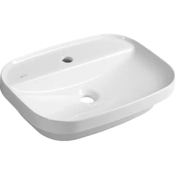 Umyvadlo Isvea INFINITY keramické umyvadlo zápustné, 55x40cm, bílá - 10NF50055