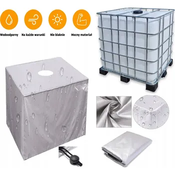 Obraz Nádrž na dešťovou vodu 1000 l, 116 x 120 cm, stříbrná
