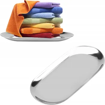 OVÁLNÝ DEKORATIVNÍ PODNOS GLAMOUR 23x9,4 cm