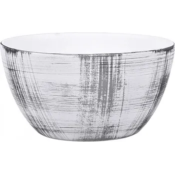 Obal na květináč Žardina Purkyně Grid 27cm keramický bílo-černý