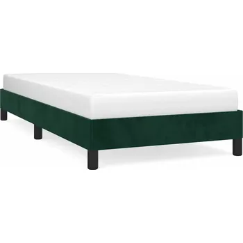 Postel Čalouněná jednolůžková postel VidaXL 100x200 cm, odstíny zelené