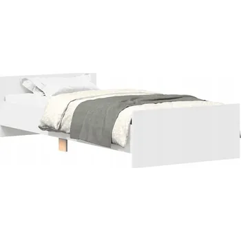 Postel Dřevěná postel VidaXL 100x200 cm bílá