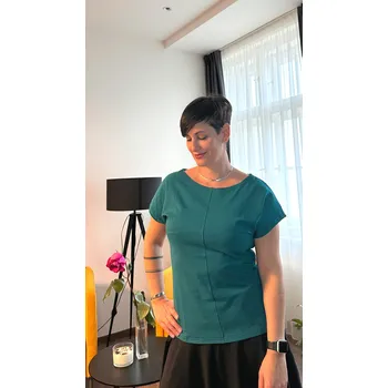 Pánské tričko pOlie Tričko - petrolejová Velikost: 36