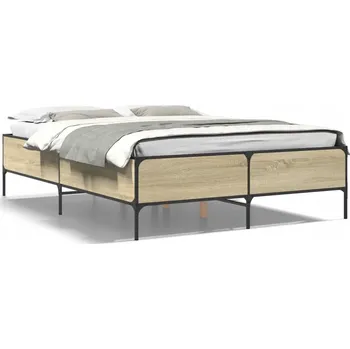 Postel Jednolůžková dřevěná postel VidaXL 90x220 cm, vícebarevná