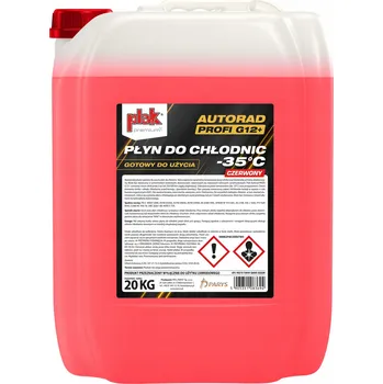 Náplň do chladiče a ostřikovače Plak Autorad PROFI G12+ Chladicí kapalina -35°C 20 kg, připravená k použití