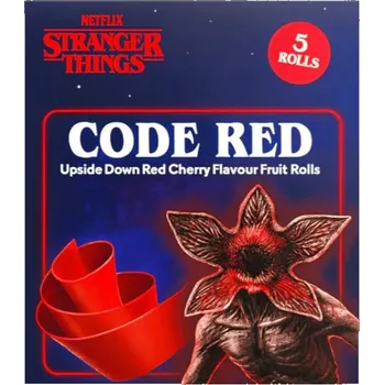 Bonbon Stranger Things Fruit Roll Up měkké pásky s příchutí červené třešně 60 g