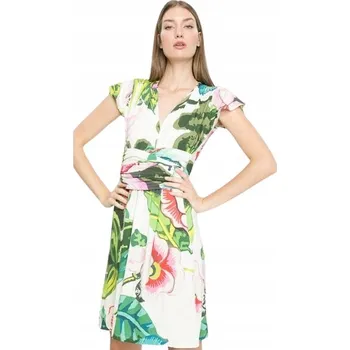 Dámské šaty Desigual šaty pro každodenní retro nošení před kolenem, velikost S