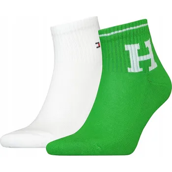 Ponožky Tommy Hilfiger zelené, velikost 39-42