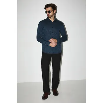 Pánská košile Bavlněná košile Medicine RW25-KDMB21 zelená 68A, vel. XL