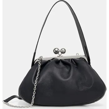 Kožená kabelka Weekend Max Mara CUBICO 2615511174600 námořnická modř 59X, vel. ONE SIZE