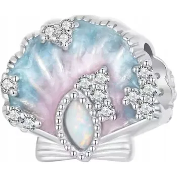 Přívěsek Přívěsek mušle charms, stříbrná korálka mušle stříbro 925 s925