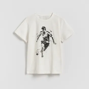 Chlapecké oblečení Reserved - Messi tričko - bílá - 852IO-00X - 852IO-00X-U12