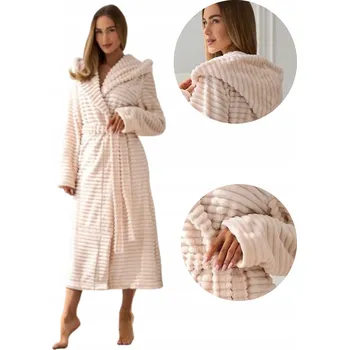 Dámský župan Dámský župan L&l 2599 Robin XL (42) meruňkový