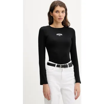 Pánská móda Tričko s dlouhým rukávem Guess Jeans W6RP22.KA0H1 černá 99X, vel. L