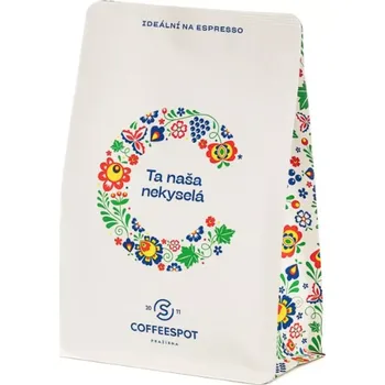 Coffeespot Ta naša nekyselá espresso směs zrnková