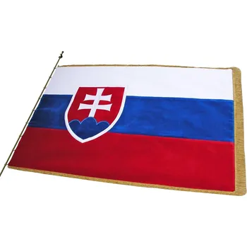 Vlajka Slavnostní vlajka SR - sametová - 100 x 150 cm
