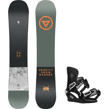 Snowboard Gravity snowboards Snowboard komplet Gravity Cosa 24/25 + vázání Gravity Drift Velikost: 154 cm, Velikost vázání: L