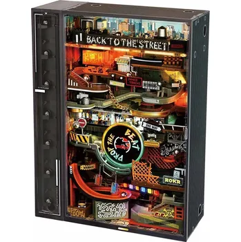 Kuličková dráha RoboTime 3D mechanická skládačka kuličkové dráhy - Hip-hopová ulice