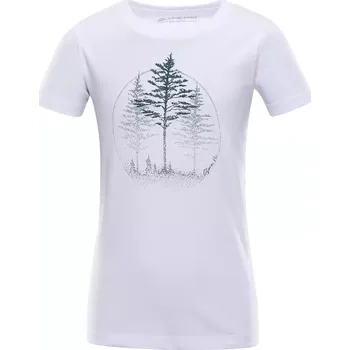 Chlapecké oblečení Dětské triko ALPINE PRO NATURO KTSA423 BÍLÁ 116-122