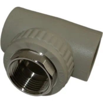 Vodovodní potrubí T-kus 32x1"x32 s vnitřním kovovým závitem WAVIN WKOPLASTIK - STKI03232X