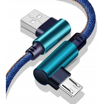 Audio kabel Foxter 1904 USB Kabel - Micro USB, zahnuté konektory 2m