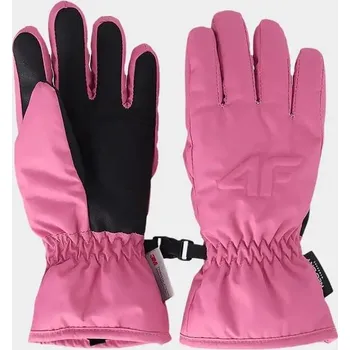 Módní doplněk Dětské lyžařské rukavice 4F velikost S hot pink