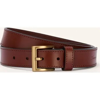 Opasek Tommy Hilfiger Pánský Kožený Opasek Soho, hnědá, 85