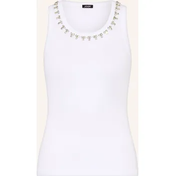 Dámské tričko Joop! Dámský Top Taina S Ozdobnými Kameny, bílá, 38