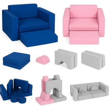 Dětská postel Dětská modulární pohovka - 8 dílů, více barev