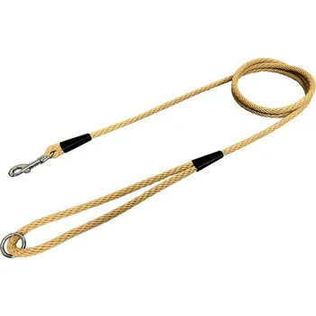 Vodítko pro psa BAFPET Vodítko lano, SPIRÁLA JEDNOBAREVNÁ - Bílá