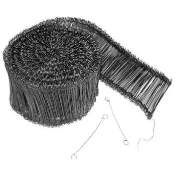 Příslušenství pro plot Drát úvazkový s oky 125mm černý (cca 10,5kg/bal)