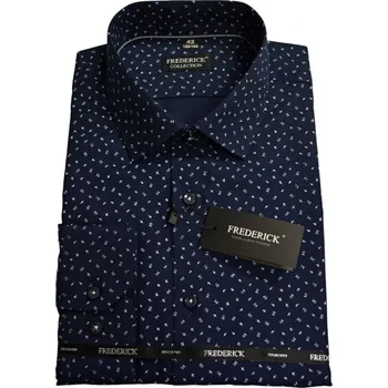 Pánská košile Pánská košile s dlouhým rukávem - střih REGULAR - vzor F920 s prodlouženou délkou rukávu na výšku 188/194 cm - 42