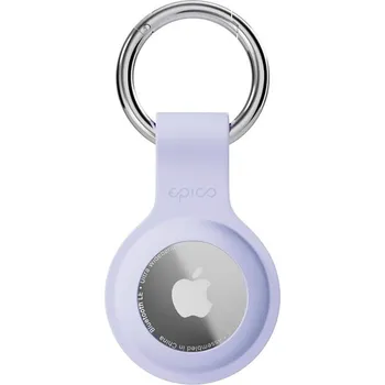Pouzdro na mobilní telefon Epico silikonové pouzdro s plnou zadní stranou pro AirTag fialové Fialová