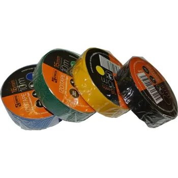 Izolační páska Izolační páska elektrikářská MIX barev 15mm, 10m PVC